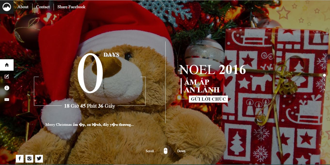 noel - Share code index giáng sinh đẹp 2016