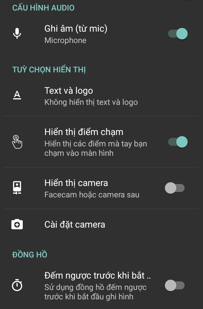 huong dan quay phim man hinh android voi az screen recoder 5307 - Hướng dẫn quay phim màn hình Android với AZ Screen Recorder
