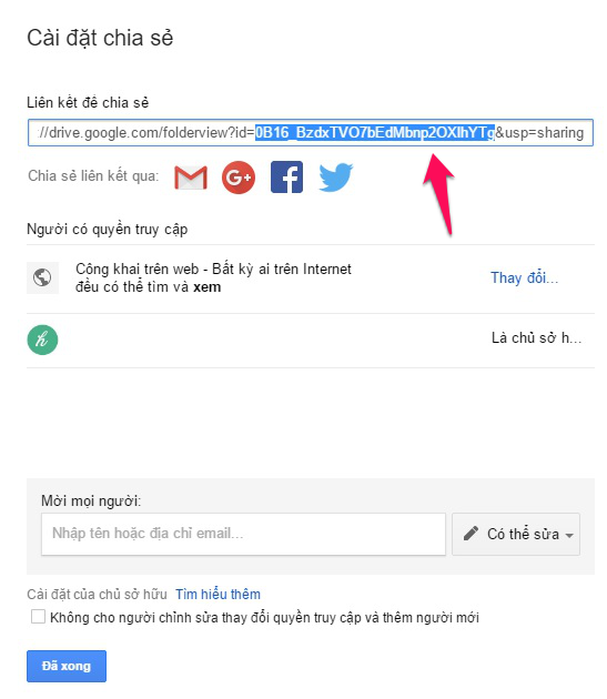 6a - Hướng dẫn cách tạo Direct link Google Drive